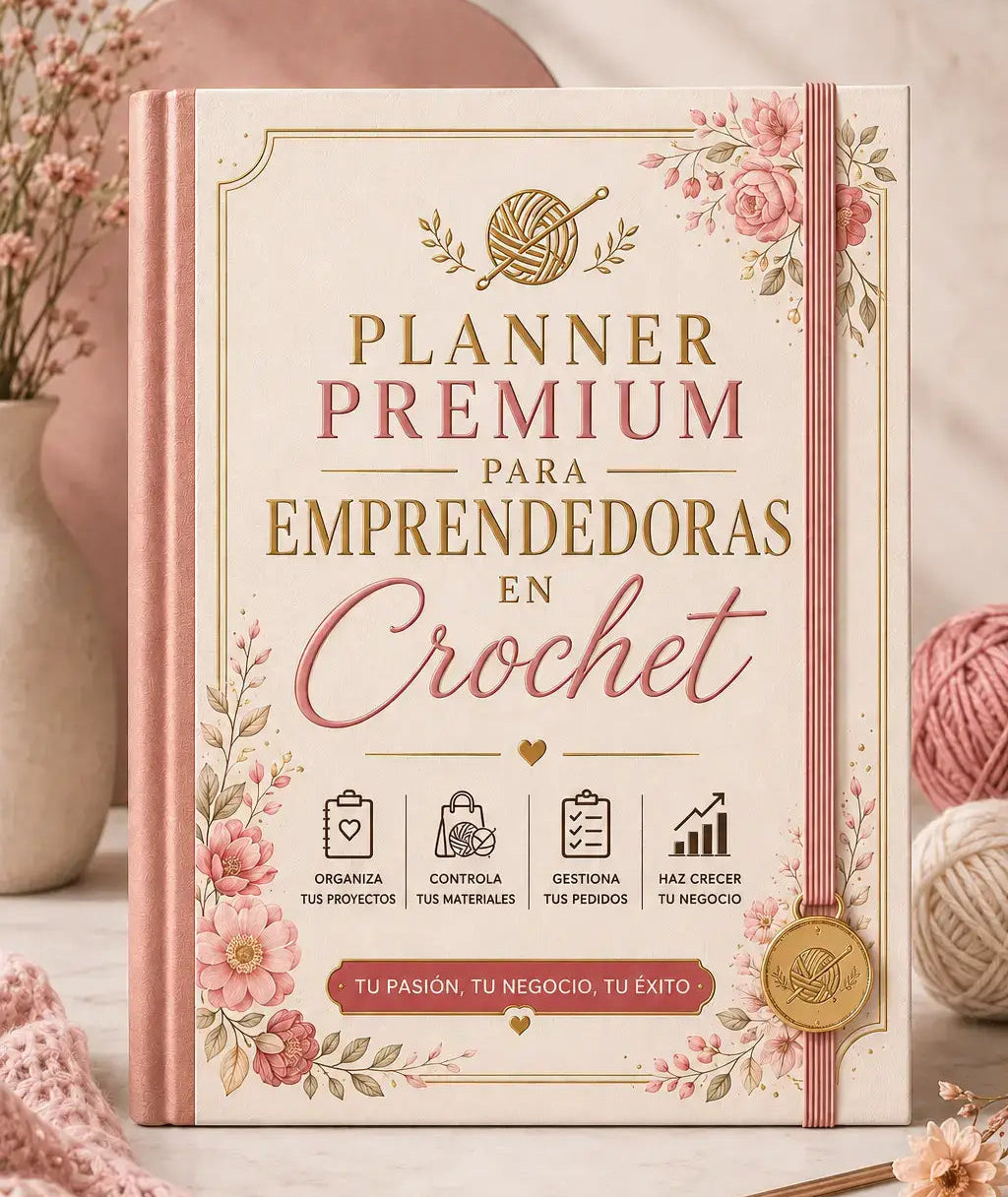 🧶Planificador Premium para Crochet📗