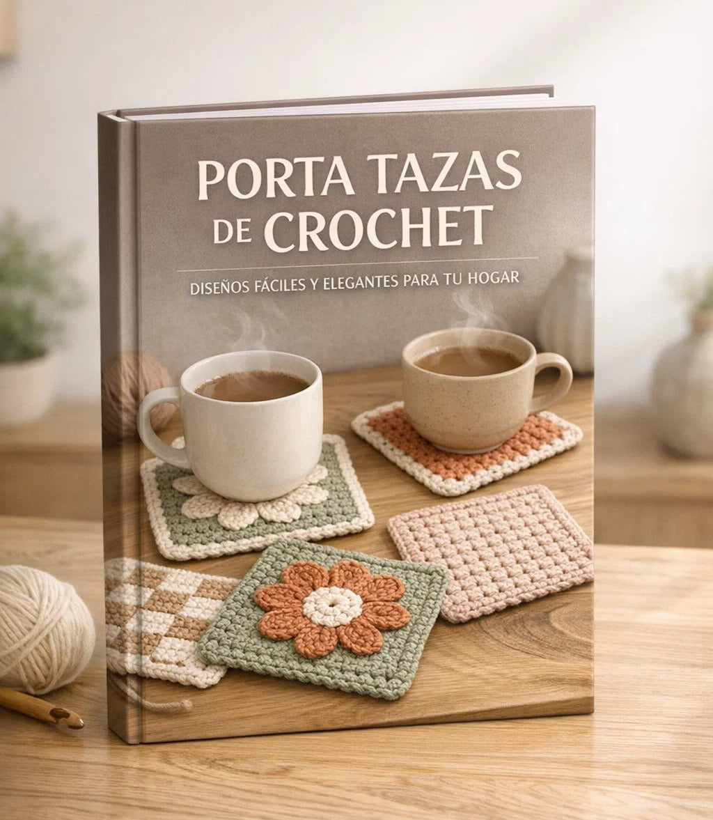 🍵 Porta Tazas en Crochet: La Colección Premium de Diseños que Transforman Cualquier Espacio
