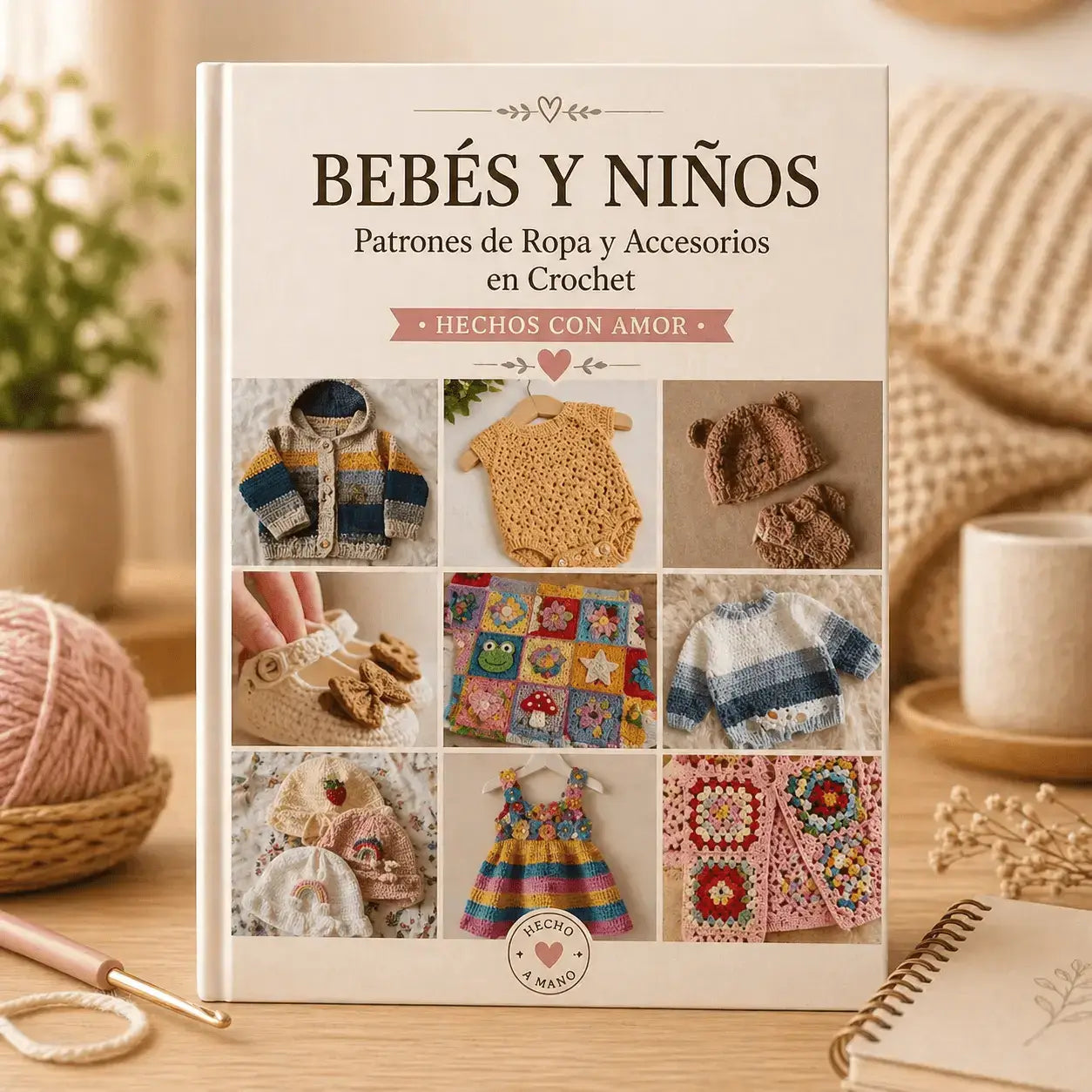 Bebés y Niños Colección Completa de Ropa en Crochet