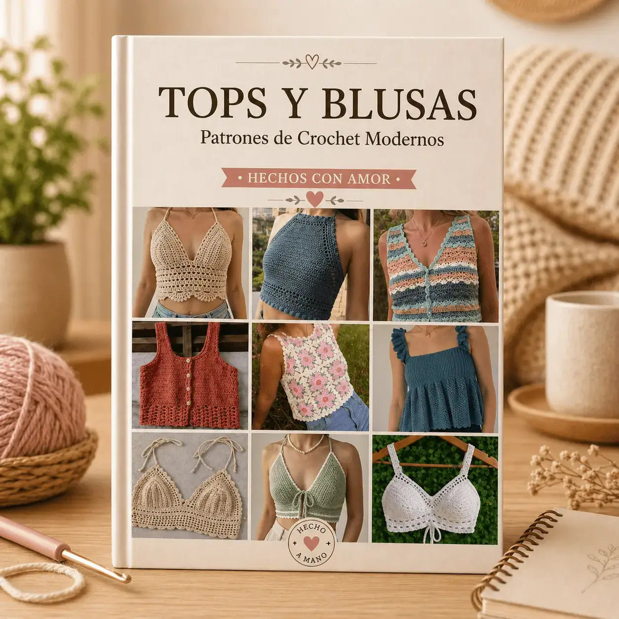 Tops y Blusas — Patrones de Crochet Modernos que Se Venden Solos