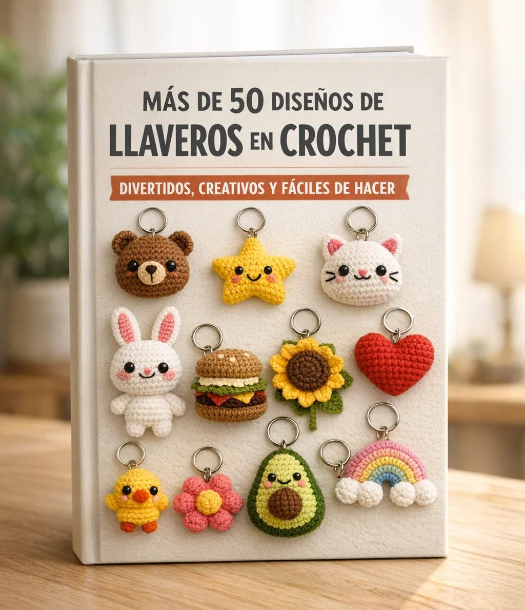 🧶El Arsenal Completo: +50 Llaveros en Crochet que Se Venden Solos🥑